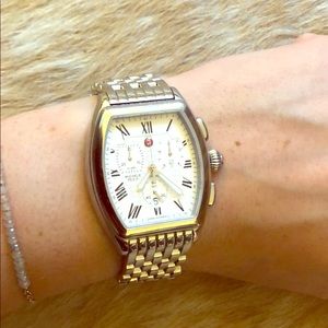 Michele Stainless Steel Watch